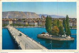 CPA Genève-Pont Du Mont Blanc     L1438 - Genève