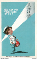 CPA Illustration Anglaise-You Can Pin Your Faith On Us !   L1443 - 1900-1949