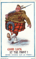 CPA Illustration Anglaise-Donald Mc Gill-Good Luck At The Front!  L1443 - Autres & Non Classés