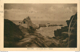 CPA Biarritz-Le Rocher De La Vierge-Timbre      L1444 - Biarritz