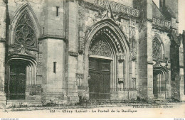 CPA Cléry-Le Portail De La Basilique      L1444 - Andere & Zonder Classificatie