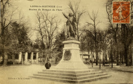 CPA LONS LE SAUNIER (Jura) - Statue De Rouget De L'Isle - Lons Le Saunier