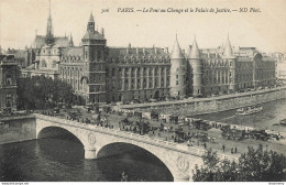 CPA Paris-Le Pont Au Change Et Le Palais De Justice-306-Timbre     L2413 - Brücken