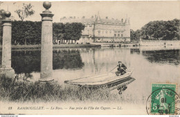 CPA Rambouillet-Le Parc-Vue Prise De L'ile Des Cygnes-13-Timbre     L2413 - Rambouillet (Castillo)