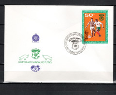 Bulgaria 1980 Football Soccer World Cup Stamp On FDC - 1982 – Spain