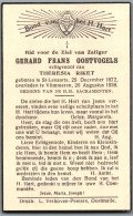 Bidprentje St-Lenaarts - Oostvogels Gerard Frans (1872-1938) - Andachtsbilder