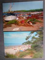 CP 17 Charente Maritime RONCE LES BAINS - Lot De 2 Cartes - La Plage De L'Embellie Partie Sud - Plage De La Cêpe - La Tremblade