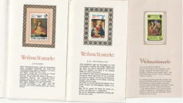 A 792) 6 Weihnachts-Wünsche Der Fa. Sieger, Weihnachts-Briefmarken Aus Aller Welt - Christmas