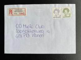 NETHERLANDS 1994 REGISTERED LETTER HAARLEM MARSMANPLEIN TO VIANEN NEDERLAND AANGETEKEND - Brieven En Documenten