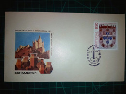 PORTUGAL, Enveloppe FDC Commémorative De "Espamer 81" Avec Cachet Spécial Et Beau Timbre-poste. Année 1981. - FDC