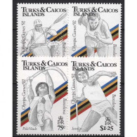 Turks- Und Caicos-Inseln 1991 Olympia Sommerspiele Barcelona 964/67 Postfrisch - Turks- En Caicoseilanden