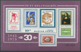 Ungarn 1975 Ungarische Briefmarken Block 114 A Postfrisch (C92515) - Blokken & Velletjes