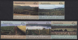 Australien 1992 Weinanbaugebiete 1301/05 Postfrisch - Ongebruikt