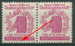 SBZ West-Sachsen 1946 Volkssolidarität Mit Plattenfehler 148 Y A V Postfrisch - Otros & Sin Clasificación