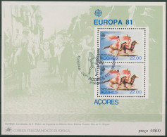 Portugal - Azoren 1981 Europa CEPT Folklore Block 2 Gestempelt (C90928) - Azores