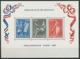 Monaco 1989 Briefmarkenausstellung PHILEXFRANCE Block 45 Postfrisch (C91345) - Blocchi