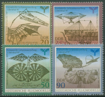 DDR 1990 Historische Flugmodelle Lilienthal-Ausstellung 3311/14 Postfrisch - Unused Stamps