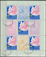 Bulgarien 1975 KSZE Friedenstaube Landkarte Europa 2434 K Gestempelt (C94940) - Blocks & Sheetlets