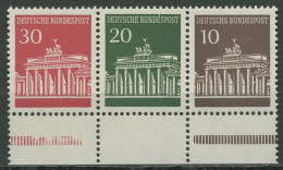 Bund 1967 Brandenburger Tor Zusammendruck W 26.2 UR (4 Mm Abstand) Postfrisch - Zusammendrucke