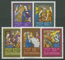 Luxemburg 1987 Caritas Miniaturen Stundenbücher 1185/89 Postfrisch - Nuevos