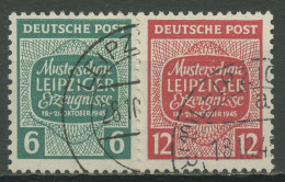 SBZ West-Sachsen 1945 Musterschau Leipziger Erzeugnisse 124/25 X Gestempelt - Other & Unclassified