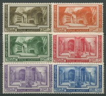 Vatikan 1938 Kongreß Für Christliche Archäologie 67/72 Postfrisch, Etwas Bügig - Unused Stamps