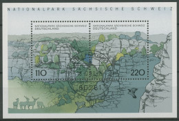 Bund 1998 Sächsische Schweiz Block 44 Gestempelt (C98771) - Andere & Zonder Classificatie