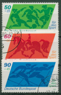 Bund 1980 Sporthilfe Fußball Reiten Skilauf 1046/48 Gestempelt - Used Stamps
