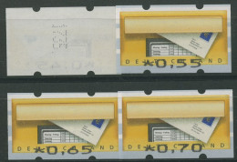 Bund ATM 2002 Werteindruck-Type Der Nr. 6/7 (Satz 4 Werte) 5 F I Nr. Postfrisch - Machine Labels [ATM]