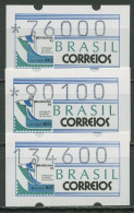 Brasilien 1993 Automatenmarken Satz 76000/90100/134600 ATM 5 S8 Postfrisch - Vignettes D'affranchissement (Frama)