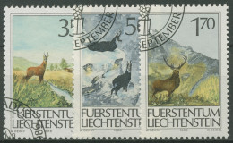 Liechtenstein 1986 Jagd Tiere 907/09 Gestempelt - Gebruikt