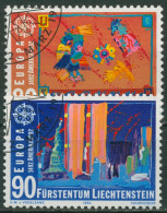 Liechtenstein 1992 Europa CEPT Entdeckung Amerikas 1033/34 Gestempelt - Usati