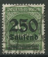 Deutsches Reich 1923 Freimarke Mit Aufdruck 293 OPD B ERFURT Gestempelt Geprüft - Used Stamps