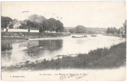 CPA DE LE PERREUX  (VAL DE MARNE)  LA MARNE ET L'HOSPICE DE BRY - Le Perreux Sur Marne