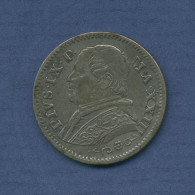 Italien Kirchenstaat 10 Soldi 1868 R, Pius IX. KM 1376, Fast Vz (m3630) - Vaticano (Ciudad Del)