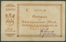 Kreuznach 50000 Mark 1923, Keller 2812 A, Gebraucht (K1621) - Autres & Non Classés