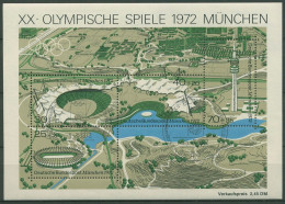 Bund 1972 Olympische Spiele München Stadion Block 7 ESST Bonn Gestempelt(C98964) - Andere & Zonder Classificatie