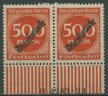 Deutsches Reich Dienstmarke 1923 Hausauftrags-Nr. D 81 HAN 4283.23 Mit Falz - Servizio