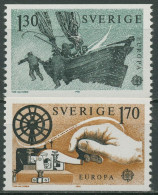 Schweden 1979 Europa CEPT Post-und Fernmeldewesen 1058/59 Postfrisch - Ungebraucht