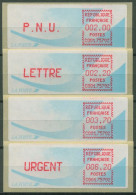 Frankreich ATM 1988 Satz 2,00/2,20/3,70/6,20 ATM 9.8 B ZS 2 Postfrisch - 1985 « Carrier » Papier