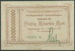 Emmendingen 50 Milliarden Mark 1923, Keller 1348 C, Gebraucht (K1641) - Autres & Non Classés