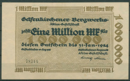 Gelsenkirchen Bergwerks-AG 1 Million Mark 1923, Keller 1711 A, Gebraucht (K1605) - Other & Unclassified