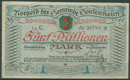 Gonsenheim 5 Millionen Mark 1923, Keller 1850, Fast Kassenfrisch (K1632) - Other & Unclassified