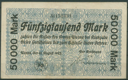 Wanne (Herne) 50000 Mark 1923, Keller 5457 B, Gebraucht (K1633) - Other & Unclassified