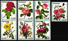 Paraguay 25237-2543 Postfrisch Rosen, Muster #ND199 - Paraguay