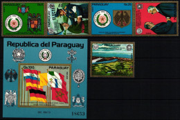 Paraguay Block 214 + 2512-2516 Postfrisch #ND288 - Paraguay