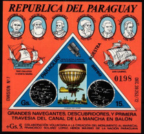 Paraguay Block 227 Postfrisch Entdecker, Muster #ND290 - Paraguay