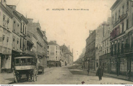 CPA Alençon-Rue Saint Blaise-87-Timbre      L1951 - Alencon
