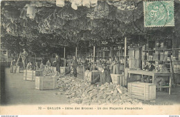 CPA Gaillon-Usine Des Brosses-un Des Magasins D'expédition-Timbre    L1044 - Autres & Non Classés