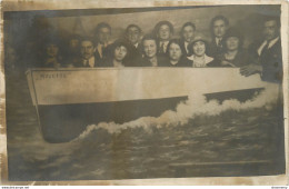 CPA Photo De Groupe-Bateau Mouette   L1087 - Photographs